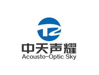 秦曉東的中天聲耀（英文名：Acousto-Optic Sky）logo設(shè)計(jì)