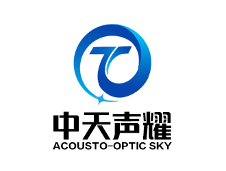 余亮亮的中天聲耀（英文名：Acousto-Optic Sky）logo設(shè)計