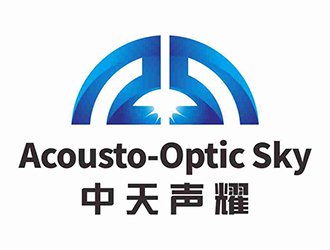 鄧建平的中天聲耀（英文名：Acousto-Optic Sky）logo設(shè)計