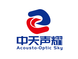 盛銘的中天聲耀（英文名：Acousto-Optic Sky）logo設(shè)計