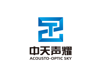 楊勇的中天聲耀（英文名：Acousto-Optic Sky）logo設(shè)計