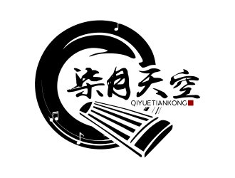 周戰(zhàn)軍的柒月天空l(shuí)ogo設(shè)計(jì)