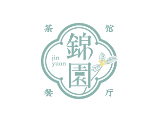 余千里的錦園logo設(shè)計