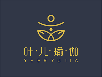 鄧建平的葉兒瑜伽logo設(shè)計(jì)