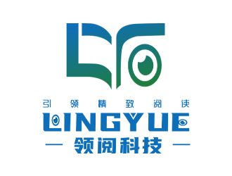 紀玉葉的湖北領(lǐng)閱信息科技有限公司logo設(shè)計