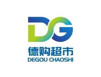 鄧建平的南京德購超市有限公司logo設(shè)計