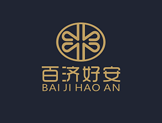 勞志飛的百濟好安logo設計