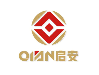 李杰的啟安logo設(shè)計