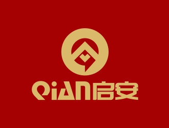 陳國偉的啟安logo設(shè)計