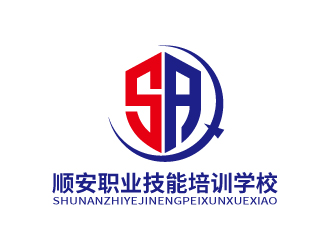 張俊的岑溪市順安職業(yè)技能培訓學校有限公司logo設計