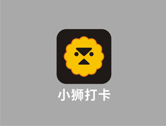 孫永煉的小獅打卡logo設計