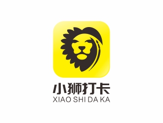 鄧建平的小獅打卡logo設(shè)計