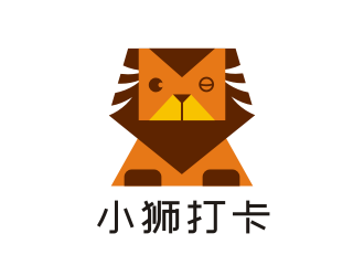 姜彥海的小獅打卡logo設(shè)計