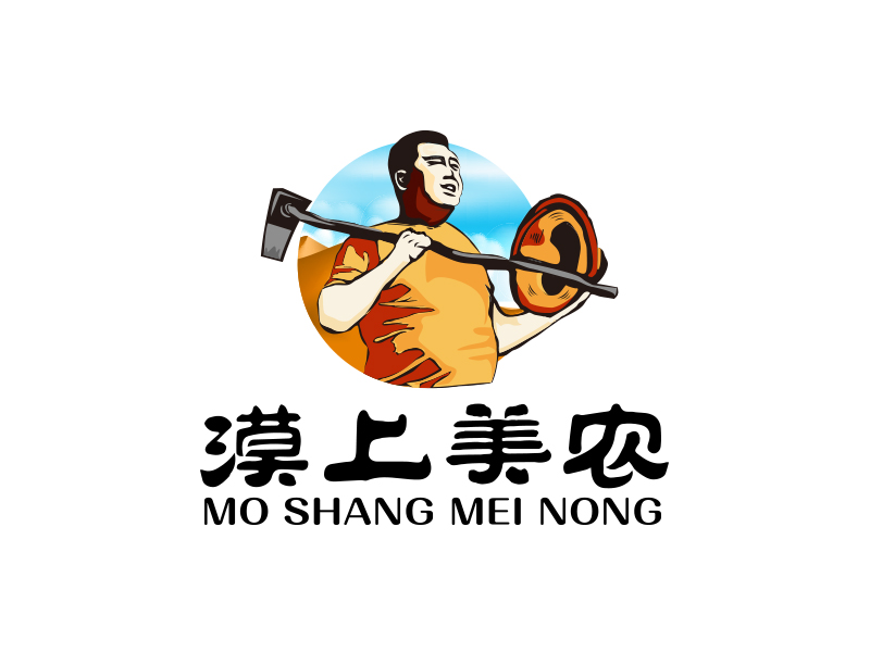 漠上美農(nóng)logo設(shè)計