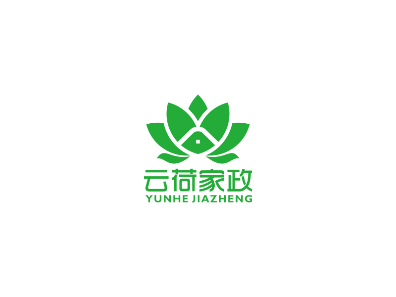 黃安悅的上海云荷家政服務(wù)有限公司logo設(shè)計(jì)