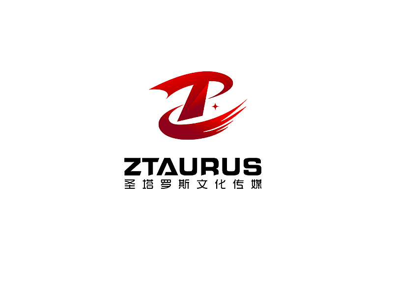 李杰的圣塔羅斯文化傳媒有限公司 ZTAURUSlogo設(shè)計(jì)