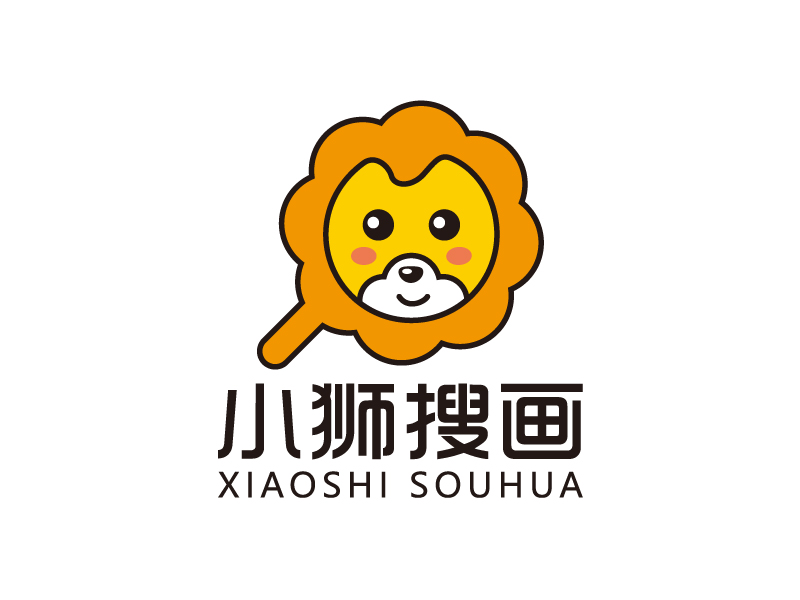 葉美寶的小獅搜畫logo設(shè)計