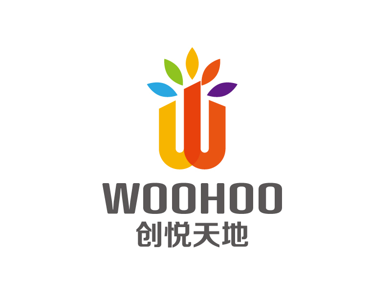 張俊的中文名：創(chuàng)悅天地    ；  英文名：WOOHOOlogo設(shè)計