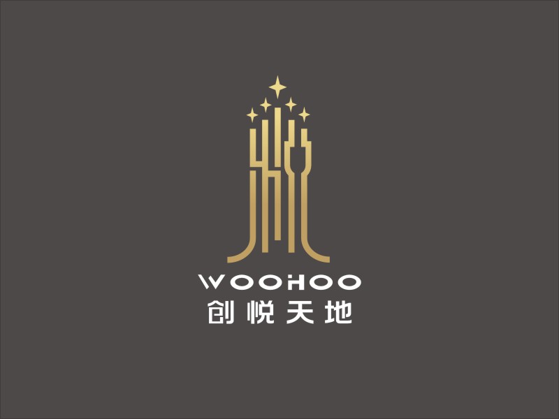 姜彥海的中文名：創(chuàng)悅天地    ；  英文名：WOOHOOlogo設(shè)計(jì)