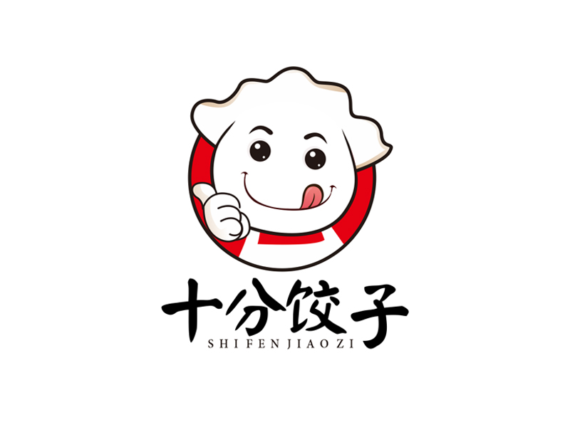 楊忠的十分餃子logo設(shè)計