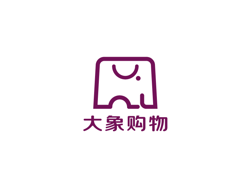 劉祥慶的大象購(gòu)物logo設(shè)計(jì)