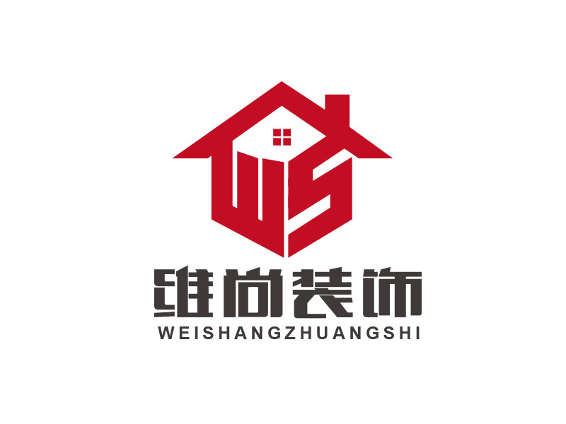 朱紅娟的青海維尚裝飾工程有限公司logo設(shè)計