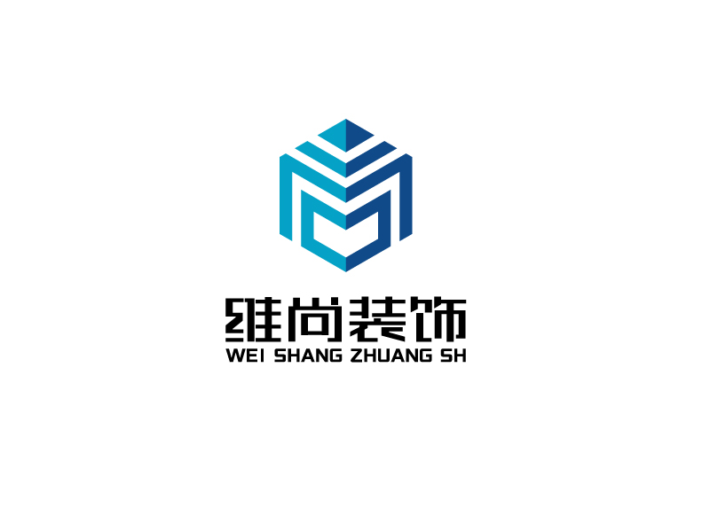 唐國強的青海維尚裝飾工程有限公司logo設(shè)計