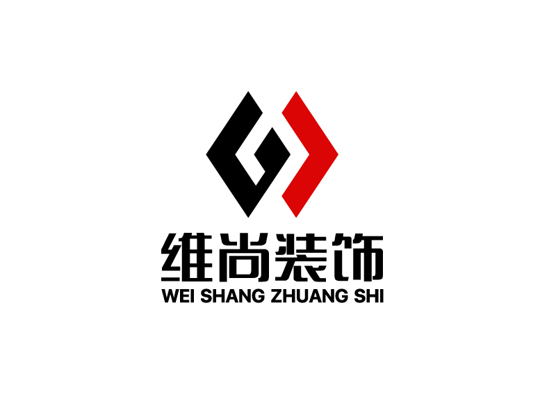 唐國強的青海維尚裝飾工程有限公司logo設(shè)計