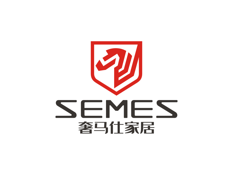 吳世昌的SEMES奢馬仕家居logo設計