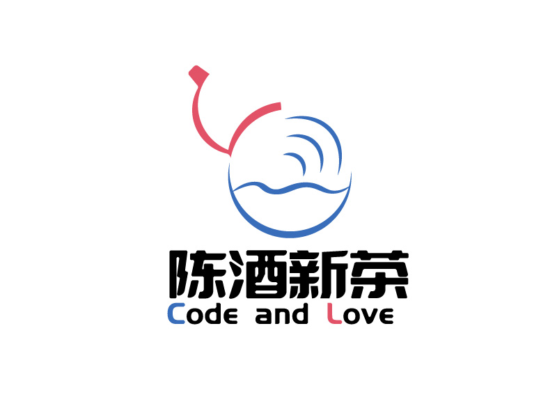 熊浩然的陳酒新茶logo設(shè)計(jì)