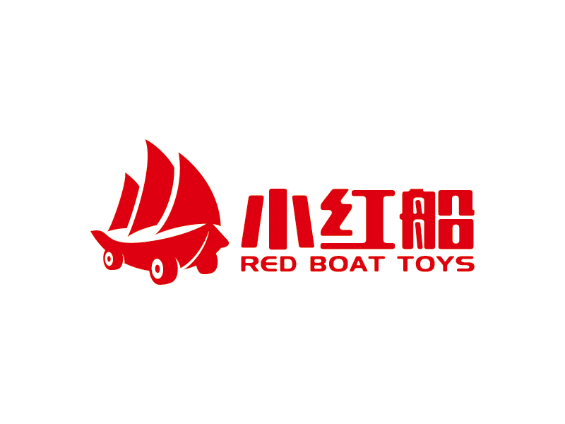 王濤的小紅船 RED BOAT TOYSlogo設計