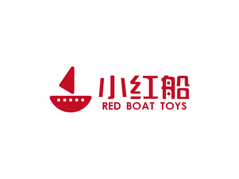 張俊的小紅船 RED BOAT TOYSlogo設計