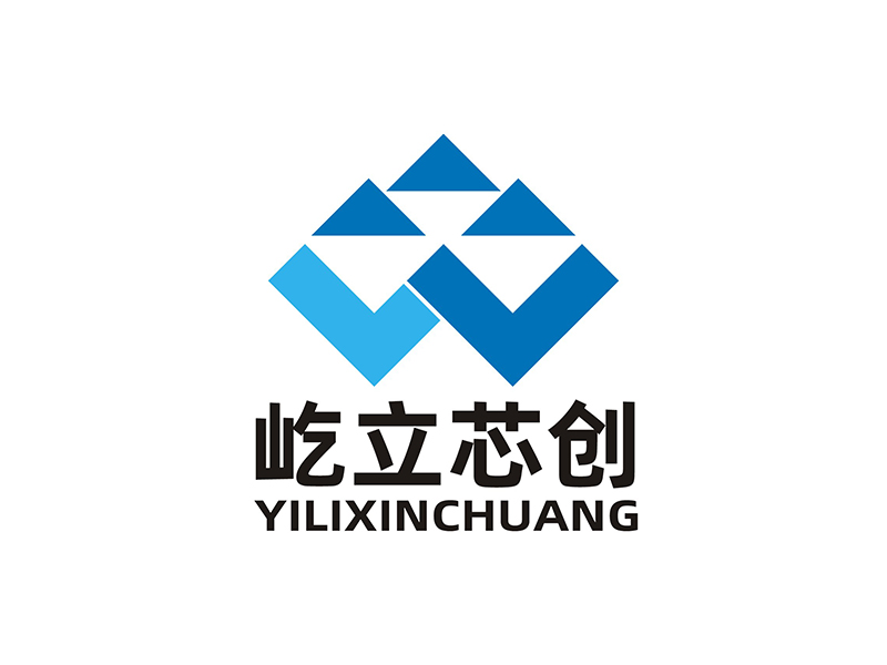 周都響的屹立芯創(chuàng)logo設計