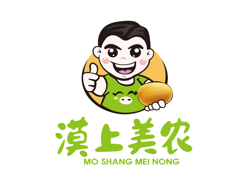 向正軍的漠上美農(nóng)logo設(shè)計(jì)