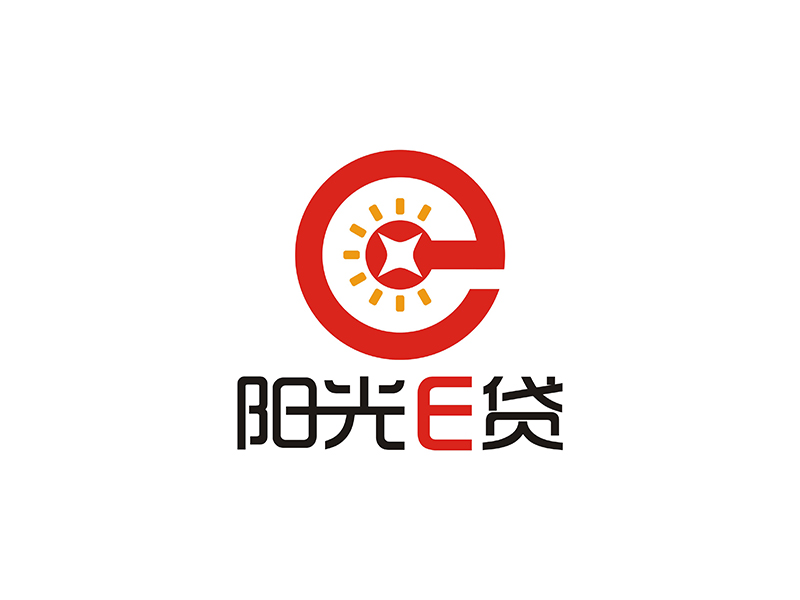 周都響的陽(yáng)光e貸logo設(shè)計(jì)