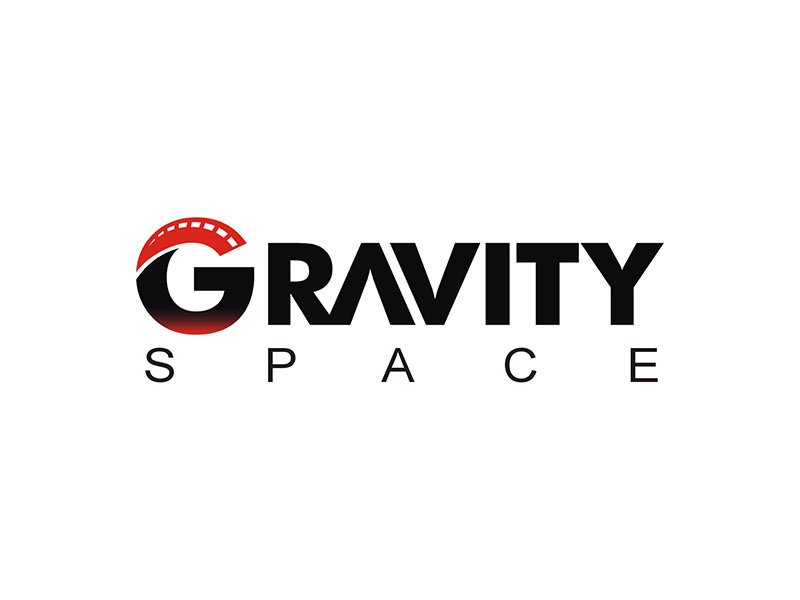 周都響的GRAVITY SPACE黑白色logo設(shè)計(jì)