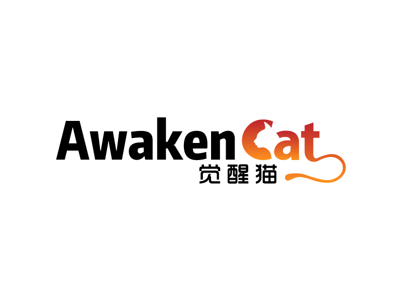 宋濤的覺醒貓 AWAKEN CATlogo設(shè)計(jì)