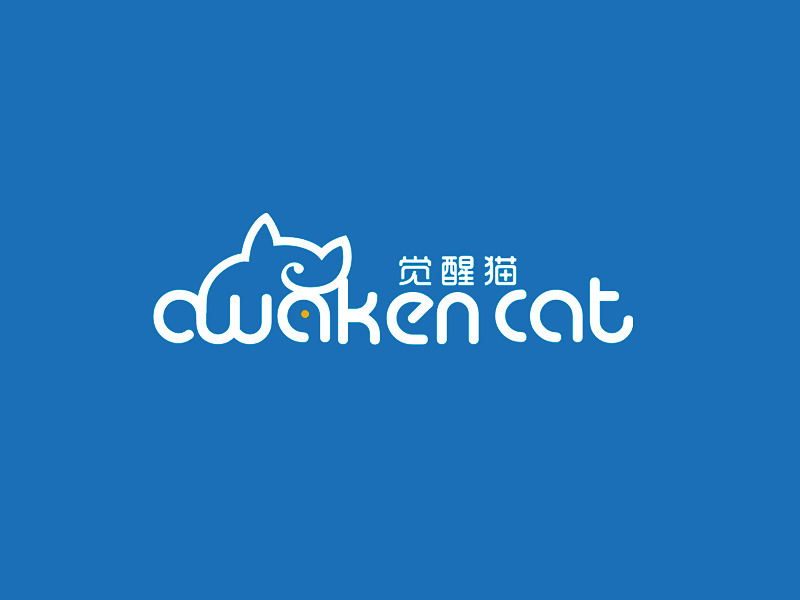 李杰的覺醒貓 AWAKEN CATlogo設(shè)計(jì)