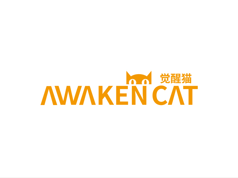 張俊的覺(jué)醒貓 AWAKEN CATlogo設(shè)計(jì)