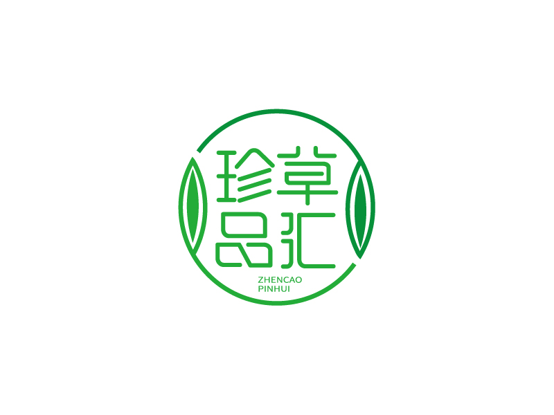 張俊的珍草品匯logo設(shè)計(jì)