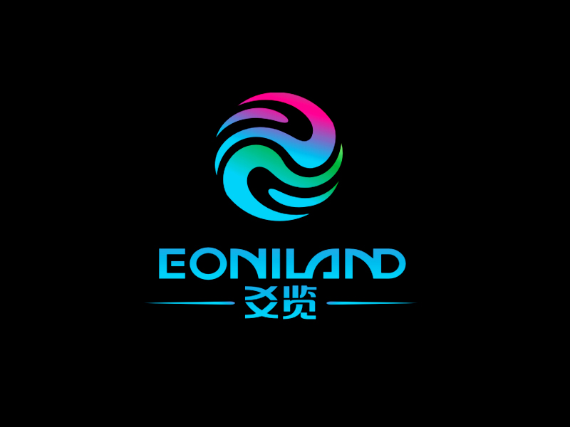 李杰的爻覽    EONILANDlogo設計