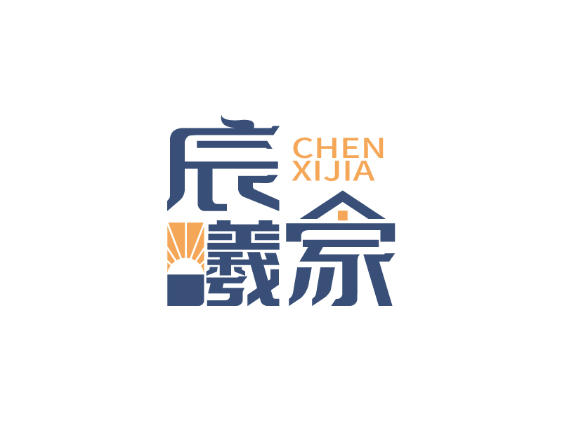 張俊的辰曦家logo設(shè)計