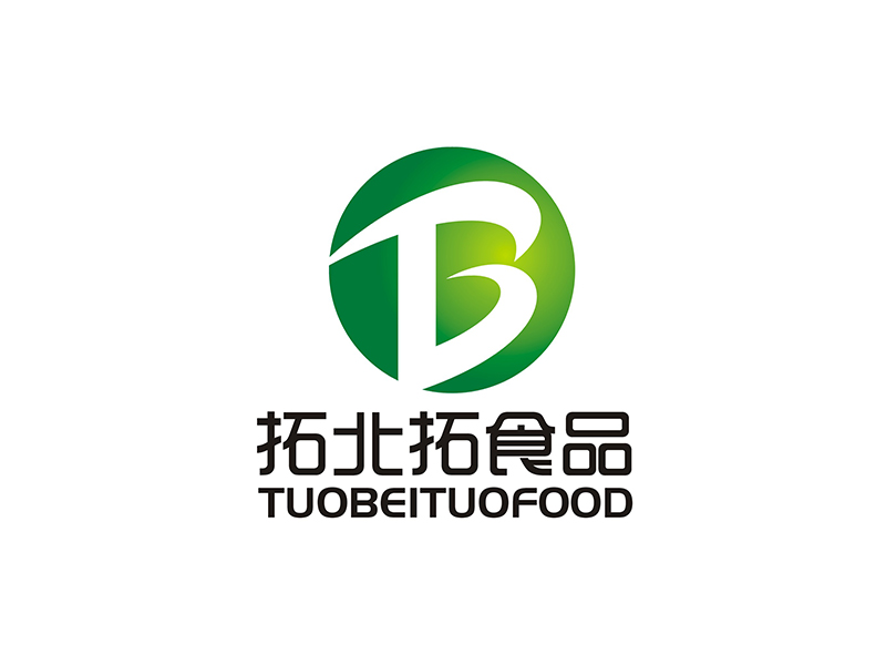 周都響的拓北拓食品logo設(shè)計