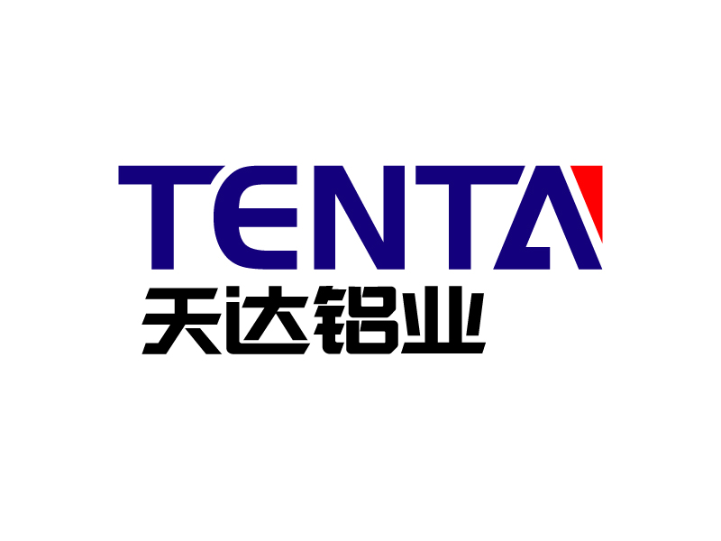 楊振芬的天達(dá)鋁業(yè)    Tenta Aluminumlogo設(shè)計(jì)