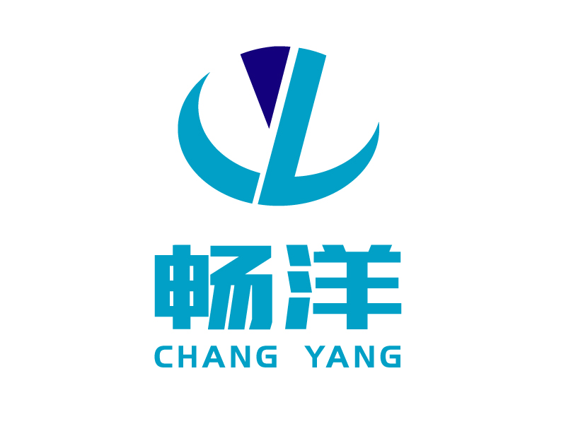 楊振芬的暢洋logo設(shè)計