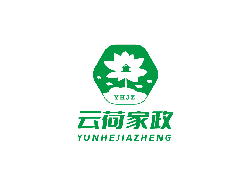 李寧的上海云荷家政服務(wù)有限公司logo設(shè)計