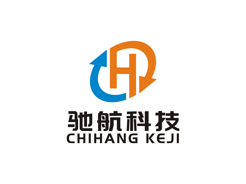 吳世昌的馳航科技logo設(shè)計