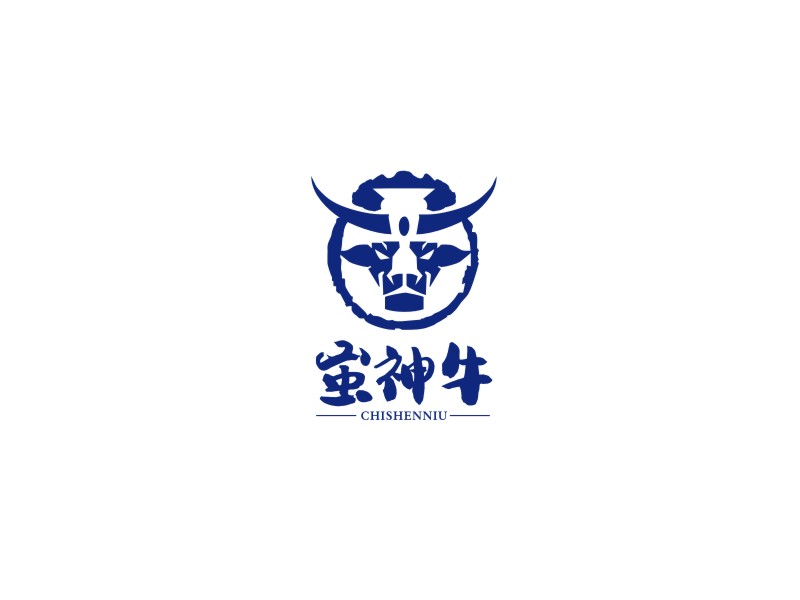 姜彥海的蚩神牛logo設(shè)計