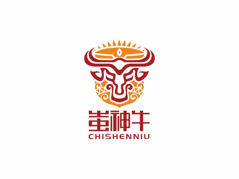 何嘉健的蚩神牛logo設(shè)計