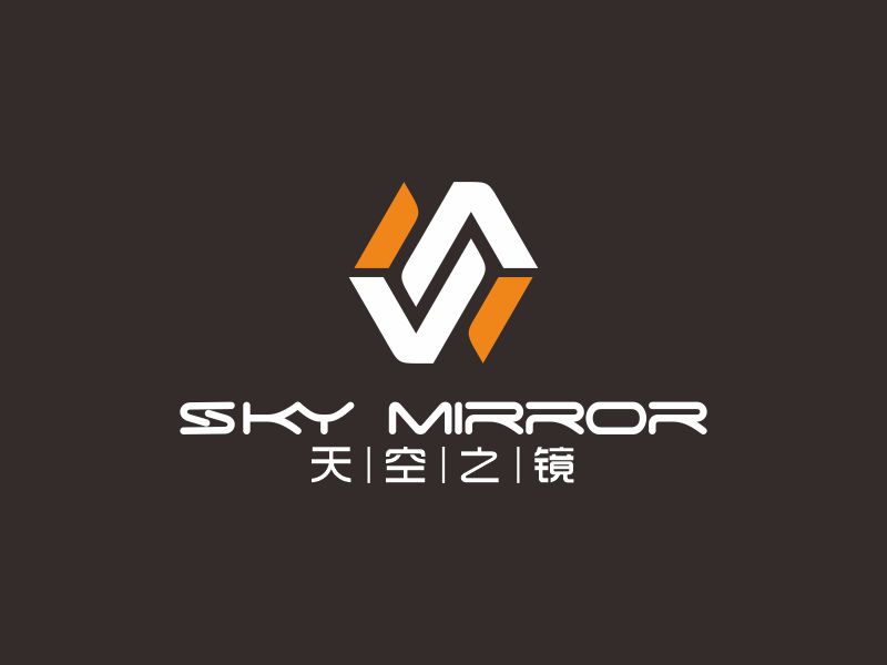 何嘉健的天空之鏡 Sky MIrrorlogo設(shè)計(jì)